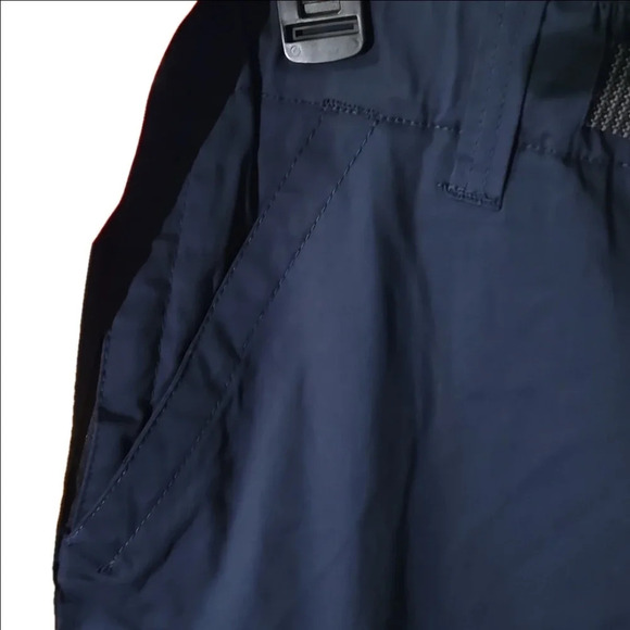 B.C. Clothing Co. Men's Navy Blue Belted Convertible Cargo Pants Mx30 - Picture 2 of 14
